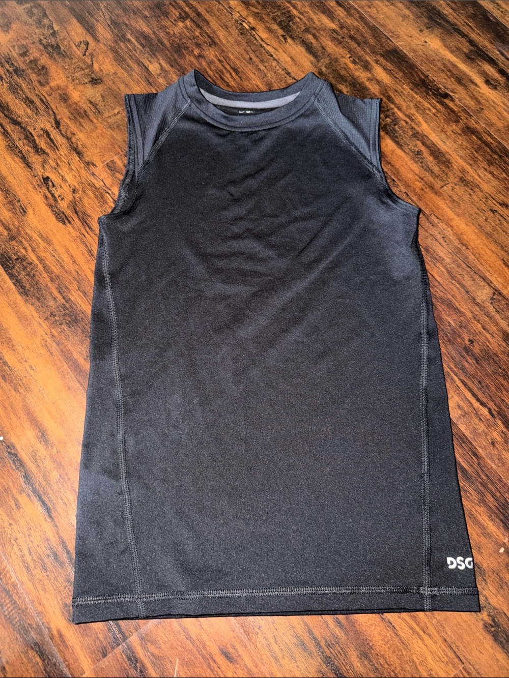 DSG Black Sleeveless Performance Tank